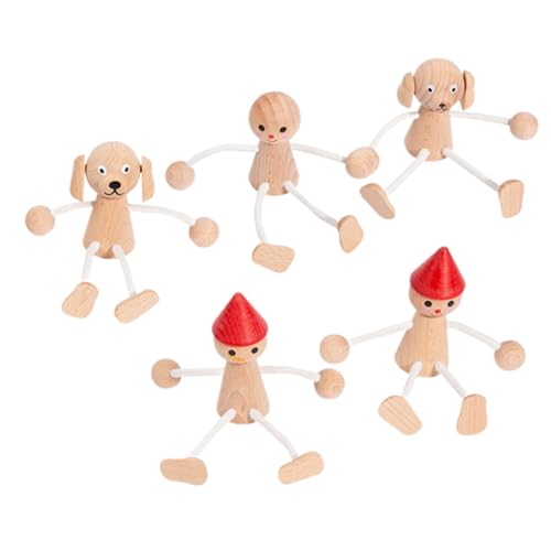Abaodam 5 Stück Tierpuppen-Ornamente Tiere Roboter Figur Miniatur Zappeln Marienkäfer Körper Ausgestopft Uhrwerkbeinig Auto Mit Beinen Mikro Dinosaurier DIY-Graffiti-Puppen Holz Abaodam 5 Stück Tierpuppen-Ornamente Tiere Roboter Figur Miniatur Zappeln Marienkäfer Körper Ausgestopft Uhrwerkbeinig Auto Mit Beinen Mikro Dinosaurier DIY-Graffiti-Puppen Holz von Abaodam