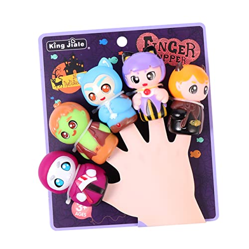 Abaodam 5 Stücke Halloween Finger Puppet Die Marionetten Mini Eltern Interaktion Pädagogisches Mini Halloween von Abaodam