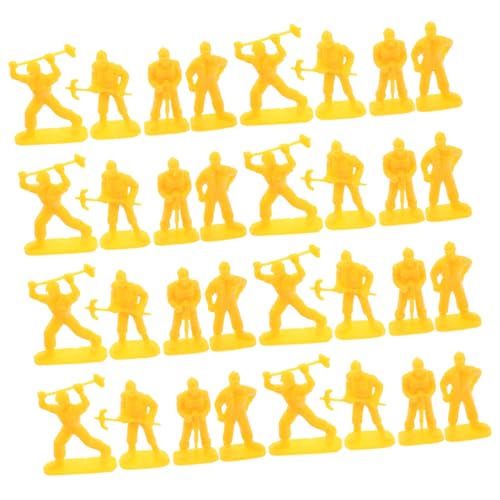 Abaodam Dekorative Miniaturfiguren 50 Stück Bauarbeiter-Spielzeug Realistische Simulationsmodelle Für Kinder Büro Und Heimdekoration Abaodam Dekorative Miniaturfiguren 50 Stück Bauarbeiter-Spielzeug Realistische Simulationsmodelle Für Kinder Büro Und Heimdekoration von Abaodam