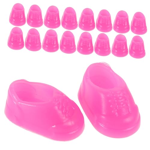 Abaodam 50 Paar Kleine Gelbe Enten Mini Schulbedarf Mini Schuhe Requisiten Schuhe Puppenhaus Zubehör Anziehkleidung Schuhe Für Puppenfüße Puppen Mini Fingerschuhe Rosiger von Abaodam