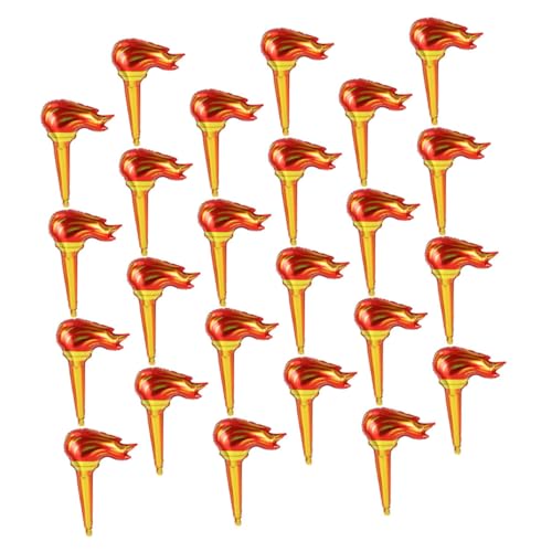 Abaodam 50 Stück Aufblasbare Fackeln Große Künstliche Feuerfackel Requisiten für Party Sportfest Bühnenauftritt Halloween Deko und Erwachsene Abaodam 50 Stück Aufblasbare Fackeln Große Künstliche Feuerfackel Requisiten für Party Sportfest Bühnenauftritt Halloween Deko und Erwachsene von Abaodam