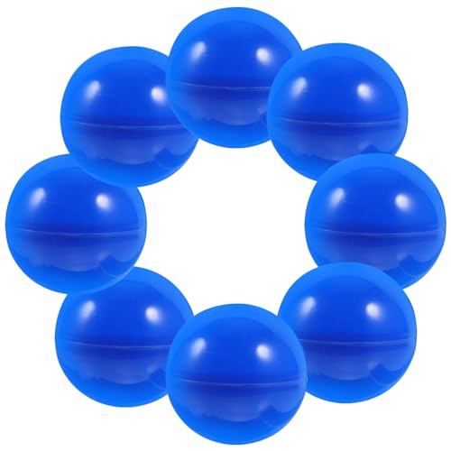 Abaodam 50 Stück Bingo-Kugeln – Aktivitätslotterie Kleine Lustige Bunte Aktivitäts-Hohlkugeln Für Spielpartys Runde 40-Mm-Kapseln Für Verkaufsautomaten von Abaodam