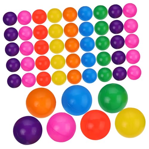 Abaodam Ocean Play Toy 50 Stück Kunststoff Babyspielzeug Pool-aufblasspielzeug Für Jungen Und Mädchen von Abaodam