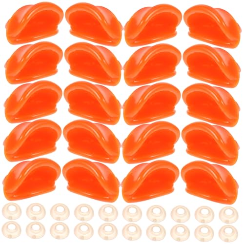Abaodam 50 Stück DIY Entenschnabel Zubehör mit Dichtung Resin Mund Ersatz für Puppen und Geeignet für Bastelprojekte und Handgemachte Entenfiguren Abaodam 50 Stück DIY Entenschnabel Zubehör mit Dichtung Resin Mund Ersatz für Puppen und Geeignet für Bastelprojekte und Handgemachte Entenfiguren von Abaodam
