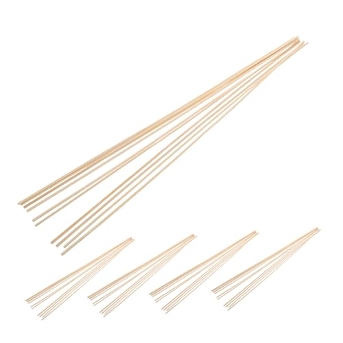 Abaodam 50 Stück Flache Bambusstäbe für DIY Kite Bastelmaterial Flexible Langlebige Bambusstreifen für Drachen und Laternenbau Leicht von Abaodam