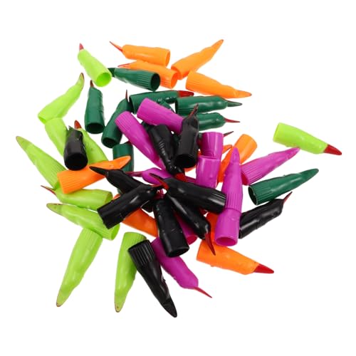 Abaodam 50 Stück Halloween Hexen Fingernägel Bunte Lange Fake Finger Nagel Covers Für Party Cosplay Spiel Festival Zubehör von Abaodam