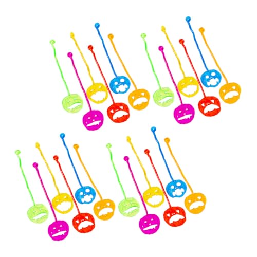 Abaodam 50 Stück Halloween Kürbisse Elastische und Klebrige Spielzeuge für Partys Lustige Deko Accessoires für Schatzkisten Füller für Halloween Dekorationen von Abaodam