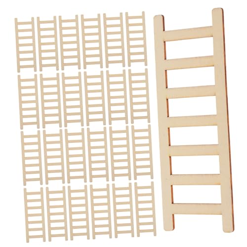 Abaodam 50 Stück Kleine Holzleiter DIY Bastelleiter Kleine Holzleiter Dekor Holzbettleiter Miniaturleiter Dekorleiter Möbelmodell Miniatur Szenenmodell Khaki Abaodam 50 Stück Kleine Holzleiter DIY Bastelleiter Kleine Holzleiter Dekor Holzbettleiter Miniaturleiter Dekorleiter Möbelmodell Miniatur Szenenmodell Khaki von Abaodam