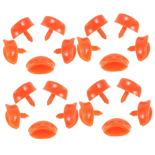 Abaodam 50 Stück Kleiner Entenschnabel winzig Mundspielzeug Sachen Stockente Münder DIY Entenmund Zubehör Entenmund für Entenmund für Mund aus Harz Spielzeugmund Orange von Abaodam