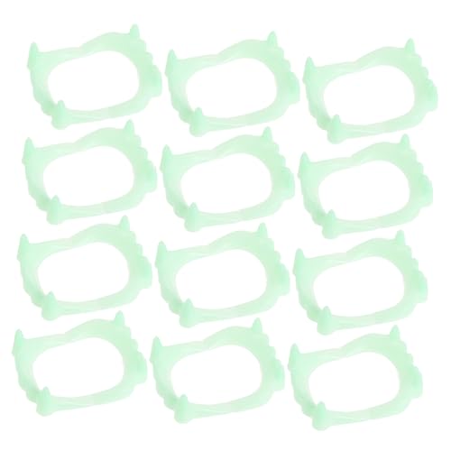 Abaodam 50 Stück Leuchtende Vampirzähne Horrible Fake Teeth für Cosplay Partys und Mehr Abaodam 50 Stück Leuchtende Vampirzähne Horrible Fake Teeth für Cosplay Partys und Mehr von Abaodam