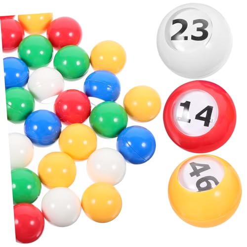 Abaodam 50 Stück Lotterie Ball Pongbälle Alphabet-Bingo Mini-Verkaufsautomat Auto-Bingo tischtennisball tischfussball Light Balls Partyspiel Bälle Requisiten Lotteriekugeln pp Abaodam 50 Stück Lotterie Ball Pongbälle Alphabet-Bingo Mini-Verkaufsautomat Auto-Bingo tischtennisball tischfussball Light Balls Partyspiel Bälle Requisiten Lotteriekugeln pp von Abaodam