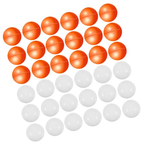 Abaodam 50 Stück Lotteriekugel Ballgrubenkugeln Bingo-Radkäfig und Bälle Billard- Gewinnspielkugeln Automatenbälle plastikball kunststoffball Plastikkugeln Bälle für die Heimparty PVC von Abaodam
