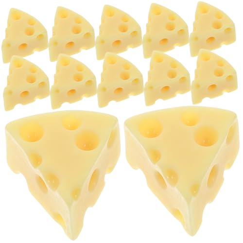 Abaodam 50 Stück Mikrokäse Käsekuchen Künstlich Sie Küchenfutter Gefälschte Raupe Gefälschtes Essen Gefälschte Streusel Realistisches Spielfutter Käse-Modell Harz Yellow Abaodam 50 Stück Mikrokäse Käsekuchen Künstlich Sie Küchenfutter Gefälschte Raupe Gefälschtes Essen Gefälschte Streusel Realistisches Spielfutter Käse-Modell Harz Yellow von Abaodam