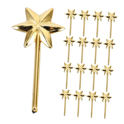 Abaodam 50 Stück Mini Hexagramm Stäbe für DIY Bastelprojekte Goldene Hexagramm Zauberstäbe für Kreative Dekorationen und Einzigartige Journale Abaodam 50 Stück Mini Hexagramm Stäbe für DIY Bastelprojekte Goldene Hexagramm Zauberstäbe für Kreative Dekorationen und Einzigartige Journale von Abaodam