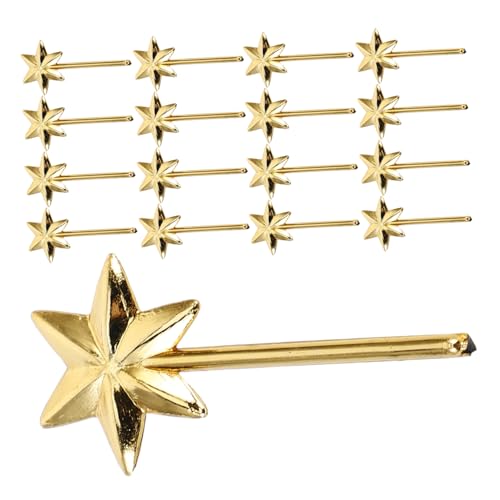 Abaodam 50 Stück Mini Hexagramm Zauberstäbe DIY Bastelset für Partys Glanzvolle Goldfarbe Hochwertige Handgefertigte Dekoration Einzigartiges Design für Kreative Projekte Abaodam 50 Stück Mini Hexagramm Zauberstäbe DIY Bastelset für Partys Glanzvolle Goldfarbe Hochwertige Handgefertigte Dekoration Einzigartiges Design für Kreative Projekte von Abaodam