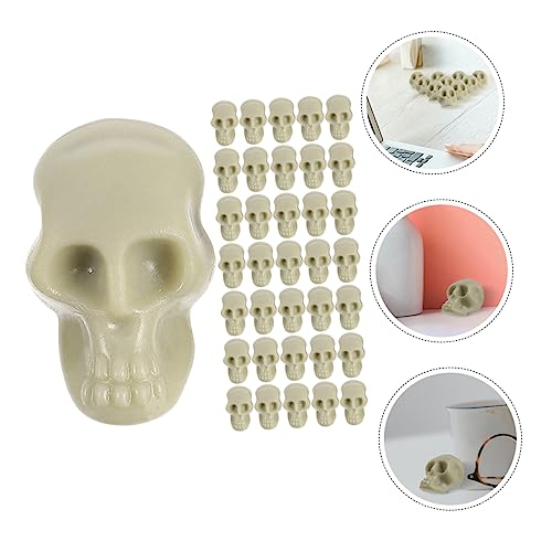 Abaodam 50 Stück Mini Schädel Dekoration Halloween Deko Realistische Kleine Schädel DIY Zubehör mit Hohlen Augen für Gruselige Party Requisiten und Foto Props Abaodam 50 Stück Mini Schädel Dekoration Halloween Deko Realistische Kleine Schädel DIY Zubehör mit Hohlen Augen für Gruselige Party Requisiten und Foto Props von Abaodam