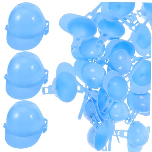 Abaodam 50 Stück Mini Schutzhelme aus Kunststoff Realistische Kleine Helme Sicherer Kopfschutz für Haustiere Kuchen und Puppendekoration Vielseitiges Party und Bastelzubehör Hellblau Abaodam 50 Stück Mini Schutzhelme aus Kunststoff Realistische Kleine Helme Sicherer Kopfschutz für Haustiere Kuchen und Puppendekoration Vielseitiges Party und Bastelzubehör Hellblau von Abaodam