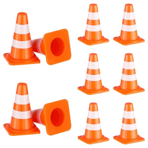 Abaodam 50 Stück Mini-Verkehrskegel Verkehrszeichen Für Kinder Kleine Orangefarbene Mini-Verkehrszeichen Spielzeug Für Kinder Plastik-Straßenschild-Spielset Für Kuchen Miniaturstadt Abaodam 50 Stück Mini-Verkehrskegel Verkehrszeichen Für Kinder Kleine Orangefarbene Mini-Verkehrszeichen Spielzeug Für Kinder Plastik-Straßenschild-Spielset Für Kuchen Miniaturstadt von Abaodam