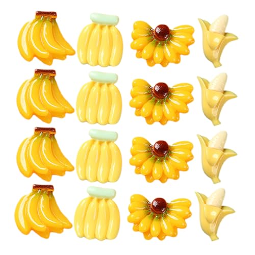 Abaodam 50 Stück Kleiner Künstliche Bananen Realistische Harzfrüchte für Puppenhäuser Küchendekoration Party Dekoration Gelb Abaodam 50 Stück Kleiner Künstliche Bananen Realistische Harzfrüchte für Puppenhäuser Küchendekoration Party Dekoration Gelb von Abaodam