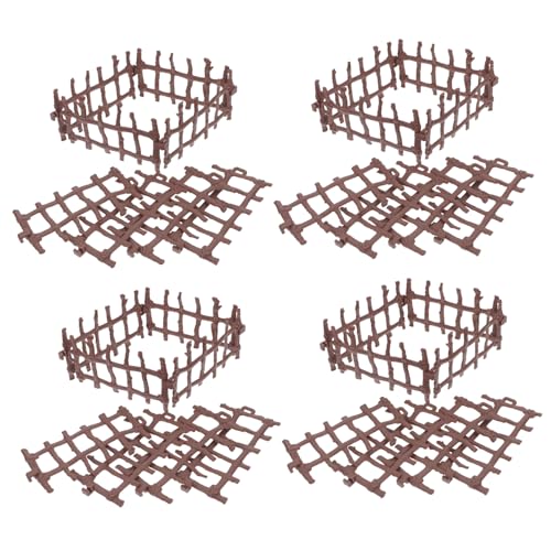 Abaodam 50 Stück Miniatur Farmzaun Realistisches Holzfarbendesign für Bildungsaktivitäten für Mikro Landschaften und Puppenhäuser Abaodam 50 Stück Miniatur Farmzaun Realistisches Holzfarbendesign für Bildungsaktivitäten für Mikro Landschaften und Puppenhäuser von Abaodam