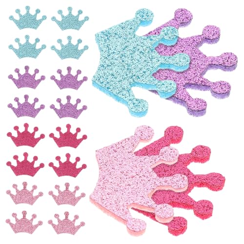 Abaodam 50 Stück Miniaturkronen Winziger Kopfschmuck Für Puppen DIY Minikronen Zum Basteln Winzige Kronen Rollenspielzubehör Puppenhauszubehör von Abaodam