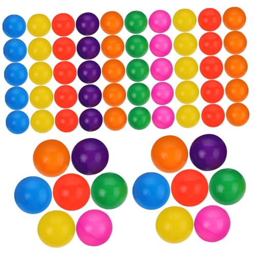 Abaodam 50 Stück - Plastikball Outdoor Ballbad für Kindergeburtstag wasserspielzeug für Spielzeugbälle Bälle für Ballgruben Bälle poolball Abaodam 50 Stück - Plastikball Outdoor Ballbad für Kindergeburtstag wasserspielzeug für Spielzeugbälle Bälle für Ballgruben Bälle poolball von Abaodam