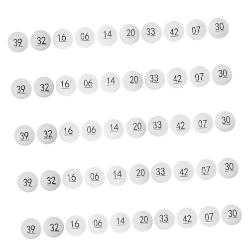 Abaodam 50 Stück Plastiktisch Platzieren Orangefarbene Pongbälle Lottozahlen Kugeln Verlosung Von Bällen Bingo-zahlenkugeln Pong-bälle Masse Nahtlose Bälle Ersatzzahlenkugeln Pp Weiß Abaodam 50 Stück Plastiktisch Platzieren Orangefarbene Pongbälle Lottozahlen Kugeln Verlosung Von Bällen Bingo-zahlenkugeln Pong-bälle Masse Nahtlose Bälle Ersatzzahlenkugeln Pp Weiß von Abaodam
