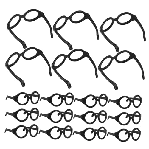 Abaodam 50 Stück Puppenbrille leichte Brille Damen Puppenhaus Mädchen Puppenkleidung mini Brillenrequisiten zum Anziehen Brillen zum Anziehen der Puppe Plastik Black Abaodam 50 Stück Puppenbrille leichte Brille Damen Puppenhaus Mädchen Puppenkleidung mini Brillenrequisiten zum Anziehen Brillen zum Anziehen der Puppe Plastik Black von Abaodam