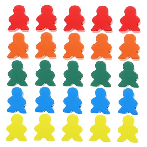 Abaodam 50 Stück Schachbrett Familien brettspiele Ersatzteile für Gesellschaftsspiele Kreatives Spielzubehör Brettspiel Zubehör Kind bunt Spiele im Hinterhof Zubehör für Brettspiele Holz Abaodam 50 Stück Schachbrett Familien brettspiele Ersatzteile für Gesellschaftsspiele Kreatives Spielzubehör Brettspiel Zubehör Kind bunt Spiele im Hinterhof Zubehör für Brettspiele Holz von Abaodam