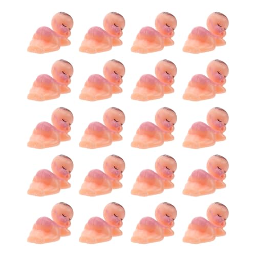 Abaodam 50 Stück Schlafende Babyfiguren Baby-ornament Zum Basteln Exquisite Heimdekoration Schreibtischstatue Kinderfigur Für Partys von Abaodam