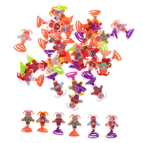 Abaodam 50 Stück Springendes interaktives Überraschendes Clown Spaßiges Zappelspielzeug Frühlingsspielzeug Plastik Abaodam 50 Stück Springendes interaktives Überraschendes Clown Spaßiges Zappelspielzeug Frühlingsspielzeug Plastik von Abaodam