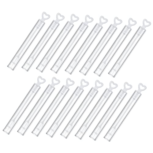 Abaodam 50 Stück Sprudel Wasser Leere Flasche Bulk- für weht Seifenblasen für hochzeitsdeko kinderspiele Toy Blasenblase Flasche Leere Blasenlösungsflaschen Plastik von Abaodam