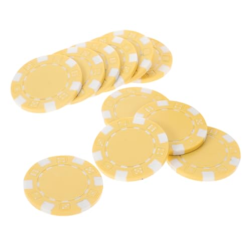 Abaodam 50 Stück Stapelbare Poker Chips Tragbare Spielmarken für Party und Freizeit aus Stabilem Kunststoff für Casinospiele und Home Gaming von Abaodam