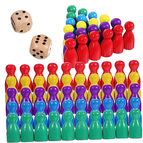 Abaodam 50 Stück Stück Schachfiguren Aus Holz Farbig Brettspiele Brettspielfiguren Klein Brettspiel Schachfiguren Drinnen Schach Aus Holz Schachmarker Abaodam 50 Stück Stück Schachfiguren Aus Holz Farbig Brettspiele Brettspielfiguren Klein Brettspiel Schachfiguren Drinnen Schach Aus Holz Schachmarker von Abaodam