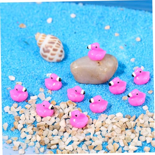 Abaodam 50 Stück Teiliges Mini Resin Flamingo Bunte Kleine Figuren für Puppenhaus Garten und Partydeko Kindgerechte DIY Niedliche Tierornamente für Kreative Bastelprojekte von Abaodam