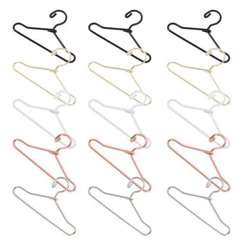Abaodam 50 Stück Teiliges Mini kleiderbügel Puppenkleidung Vielseitige Mini aufhänger Platzsparend für Puppenhäuser und Bastelprojekte Farben Je Abaodam 50 Stück Teiliges Mini kleiderbügel Puppenkleidung Vielseitige Mini aufhänger Platzsparend für Puppenhäuser und Bastelprojekte Farben Je von Abaodam