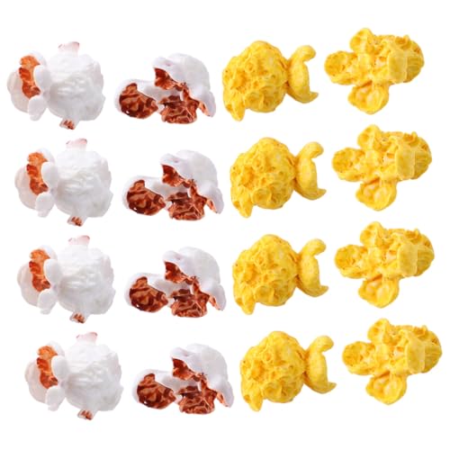 Abaodam 50 Stück Teiliges Miniatur Künstliches Popcorn aus Hochwertigem Resin für Foto Requisiten und DIY Dekoration Zweifarbige Popcorn Figuren für Handyzubehör und Bastelprojekte Abaodam 50 Stück Teiliges Miniatur Künstliches Popcorn aus Hochwertigem Resin für Foto Requisiten und DIY Dekoration Zweifarbige Popcorn Figuren für Handyzubehör und Bastelprojekte von Abaodam