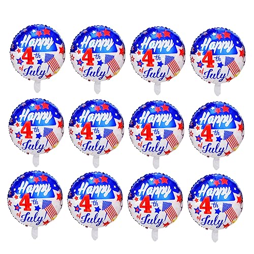Abaodam 50 Stück Us-flagge Ballon Ballongirlande Gänseblümchen Ballons Zahlenballons Luftballons in Primärfarben Party Ballonbogenständer Heliumtanks Für Ballons Ballonpumpe Aluminiumfolie von Abaodam