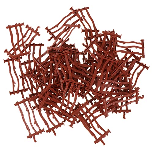 Abaodam 50 Stück Zaun Modell Zaun Nutztierzaun für Kinder Simuliertes Zaunmodell bauernhofspielzeug Farm Spielzeug Mini Kleiner Zaun Requisiten für das Landschaftslayout Plastik rot Abaodam 50 Stück Zaun Modell Zaun Nutztierzaun für Kinder Simuliertes Zaunmodell bauernhofspielzeug Farm Spielzeug Mini Kleiner Zaun Requisiten für das Landschaftslayout Plastik rot von Abaodam