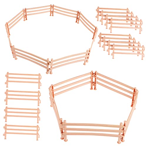 Abaodam 50 Stück der Zaun Zubehör für Spielzeugbauernhöfe -Nutztiere Spielzeugbauernhof Spielzeugpferde bauernhofspielzeug Farm Zaun- -Ornament Zaunmodelle PVC Abaodam 50 Stück der Zaun Zubehör für Spielzeugbauernhöfe -Nutztiere Spielzeugbauernhof Spielzeugpferde bauernhofspielzeug Farm Zaun- -Ornament Zaunmodelle PVC von Abaodam