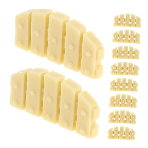 Abaodam 50 Stücke Miniatur Zaun Modell Mini Zaun Garten Micro Landschaft Zubehör Ornament Für Sand Tisch Modelle Micro Landschaft Prop von Abaodam