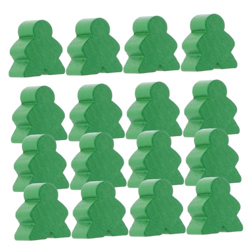 Abaodam 50 Stücke Stücke Fliegen Schach Brettspiel Zubehör Lebkuchen Mann Handwerk Holz Grün Abaodam 50 Stücke Stücke Fliegen Schach Brettspiel Zubehör Lebkuchen Mann Handwerk Holz Grün von Abaodam