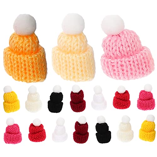 Abaodam 50Stücke Mini Strickhüte Handgestrickte Weihnachtsmützen Für Puppen DIY Bastelideen Und Hautfreundlich Für Dekoration Und Wohnkultur Abaodam 50Stücke Mini Strickhüte Handgestrickte Weihnachtsmützen Für Puppen DIY Bastelideen Und Hautfreundlich Für Dekoration Und Wohnkultur von Abaodam