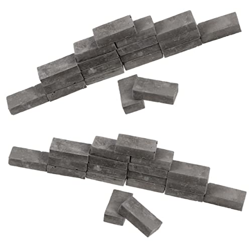 Abaodam 50Stücke Mini Ziegelmodell Realistische Mikrolandschaftsziegel für DIY Puppenhaus und Garten Mini Bausteine für Kreative Szenen und Dekoration Abaodam 50Stücke Mini Ziegelmodell Realistische Mikrolandschaftsziegel für DIY Puppenhaus und Garten Mini Bausteine für Kreative Szenen und Dekoration von Abaodam