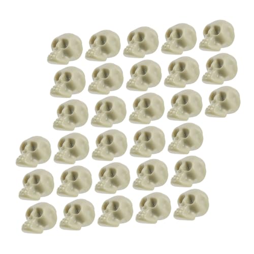 Abaodam 50Stücke Schädel Deko Halloween Requisiten Realistische Kleine Plastikschädel Für Gruselige Party Dekoration Für Fotos Und Spukhaus Dekoration Abaodam 50Stücke Schädel Deko Halloween Requisiten Realistische Kleine Plastikschädel Für Gruselige Party Dekoration Für Fotos Und Spukhaus Dekoration von Abaodam