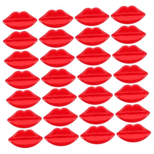 Abaodam 50pcs DIY -handwerksvorräte Für Puppen -Making -ersatzknopf Overlöcke Taste Taste Lippenformknöpfe Kleidungsstück von Abaodam