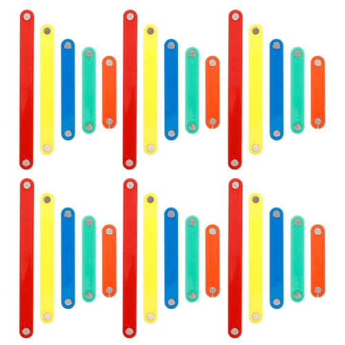 Abaodam 50pcs Magnetische Geometrische Sticks Set Mathematik Manipulative Kindergarten Geometrie Gebäude Sticks Magnetische Streifen Mathe Spielzeug Klassenzimmer Geometrie Werkzeuge von Abaodam