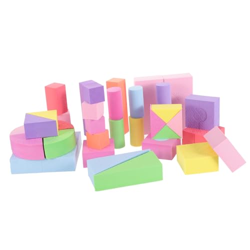 Abaodam 52Stücke Teiliges Geometrisches Bausteine aus Eva für Kleinkinder Lernspielzeug Kognitiven Fähigkeiten und Formenverständnis für Frühkindliche Entwicklung Abaodam 52Stücke Teiliges Geometrisches Bausteine aus Eva für Kleinkinder Lernspielzeug Kognitiven Fähigkeiten und Formenverständnis für Frühkindliche Entwicklung von Abaodam