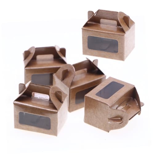 Abaodam 5Er-Packung Mini -Kuchenbox Mini Kuchenbox Puppenhaus Deko Dessert Box Mini -Box -Set Puppenhaus Kuchen Zubehör für Puppenhäuser Miniaturmodelle Papier Light Brown Abaodam 5Er-Packung Mini -Kuchenbox Mini Kuchenbox Puppenhaus Deko Dessert Box Mini -Box -Set Puppenhaus Kuchen Zubehör für Puppenhäuser Miniaturmodelle Papier Light Brown von Abaodam