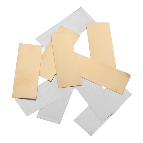 Abaodam 5paare Und Kupferanoden Für DIY-fruchtbatterien Zinkblech Und Kupferblech Für Experimente Bildung Und Bastelprojekte von Abaodam